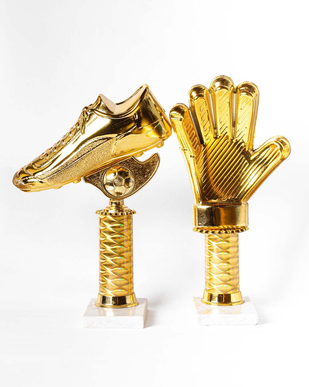 trofeos individuales de botin de oro y guante de oro